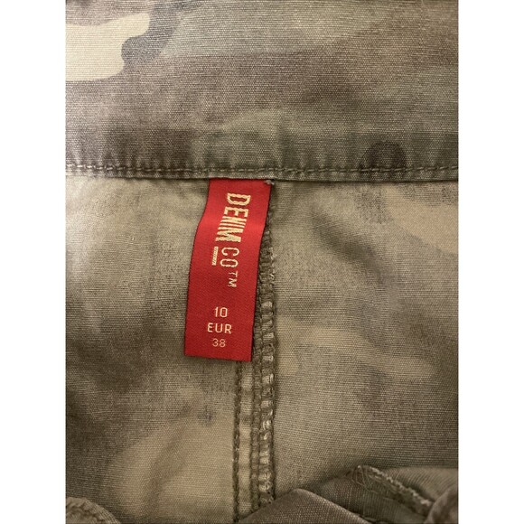 Punk Emo Micro Mini Cargo Skirt Camo Rare Vintage Y2K Camouflauge Belt Loops 10 - Picture 7 of 7